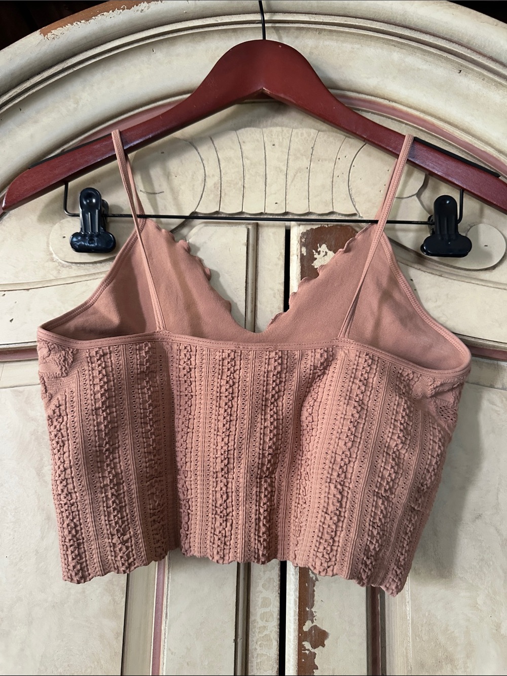 Nikibiki Blush Lace Textured Bralette One Size - Picture 3 of 3